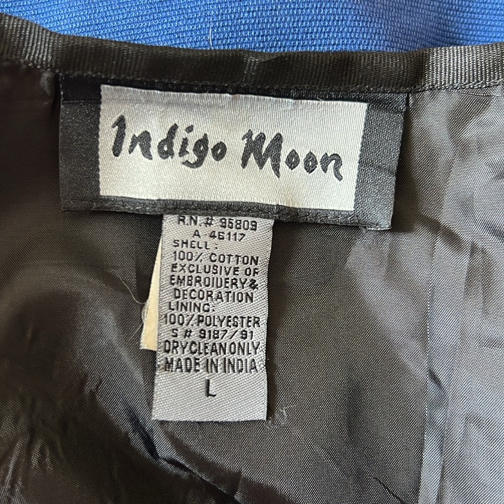 Indigo Moon Patchwork Jacket - image 4